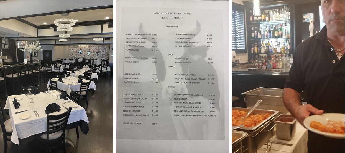Angelo's Steak House Menu