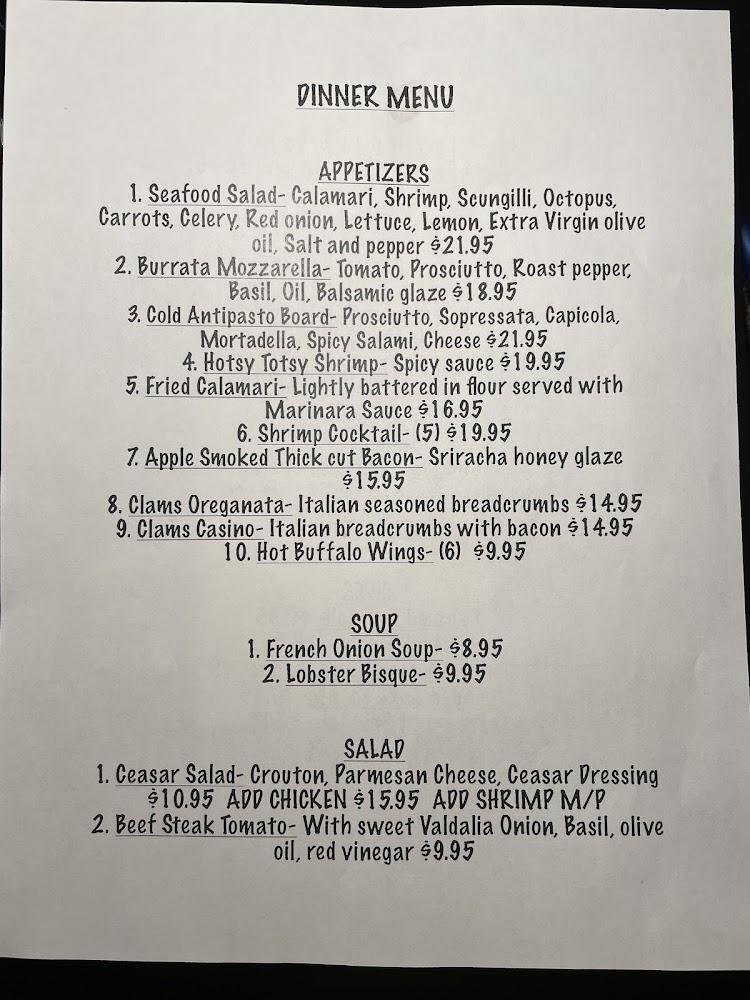 Angelo's Steak House Menu image 3